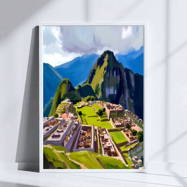Machu Picchu Peru Painting Poster (Creator Uploaded)