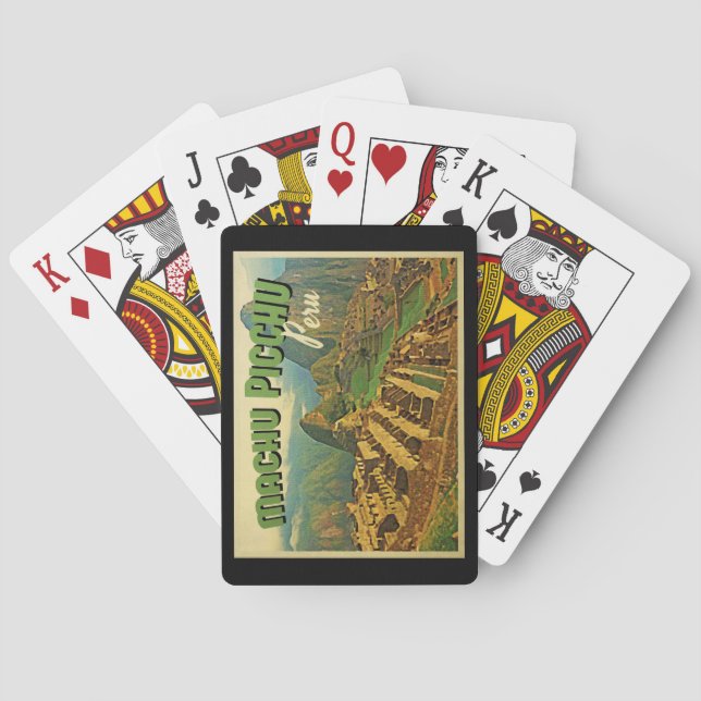 Machu Picchu Peru Playing Cards (Back)