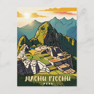 Machu Picchu, Peru Postcard