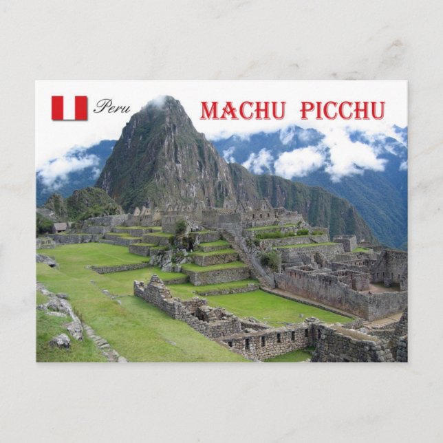 Machu Picchu, Peru Postcard (Front)