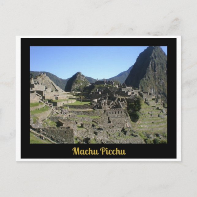 Machu Picchu Peru Postcard (Front)