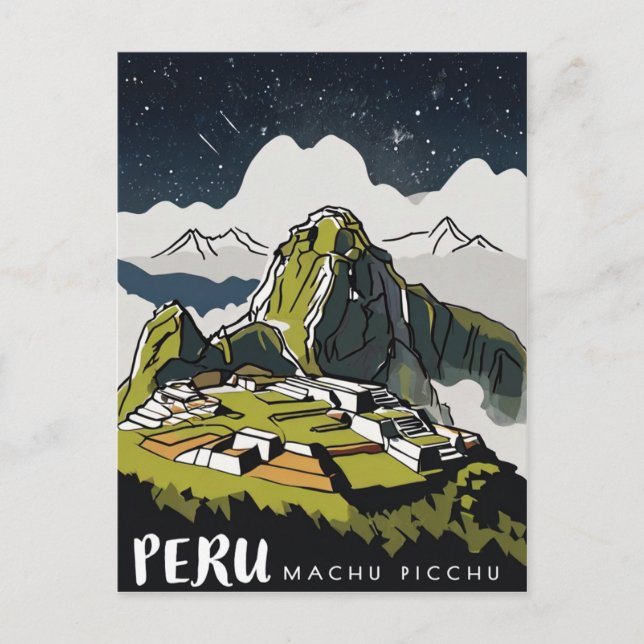 Machu Picchu, Peru Postcard (Front)
