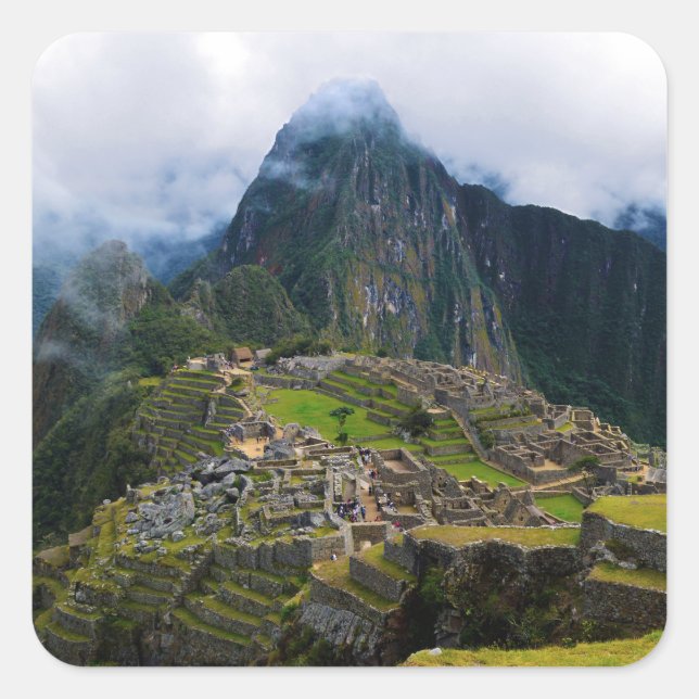 Machu Picchu, Peru Square Sticker (Front)