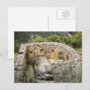 Machu Picchu Peru Temple of the Sun Ruins Postcard