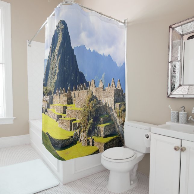 MACHU PICCHU - Peru - view Shower Curtain (In Situ)