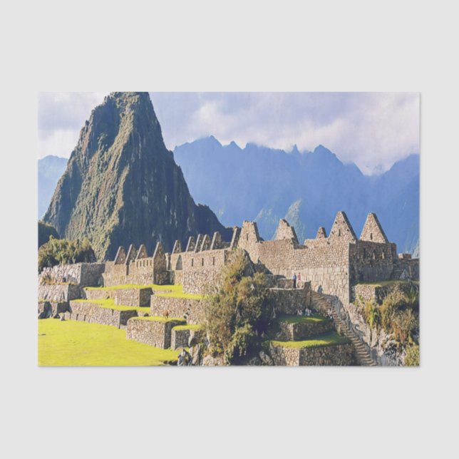 MACHU PICCHU - Peru - view Tissue Paper (Front)