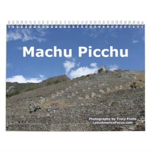 Machu Picchu Peru Wall Calendar 2025