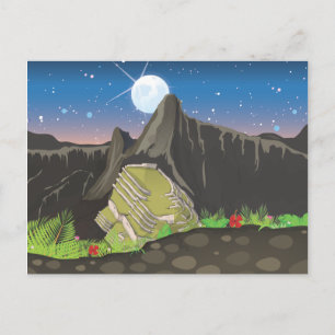 Machu Picchu Postcard