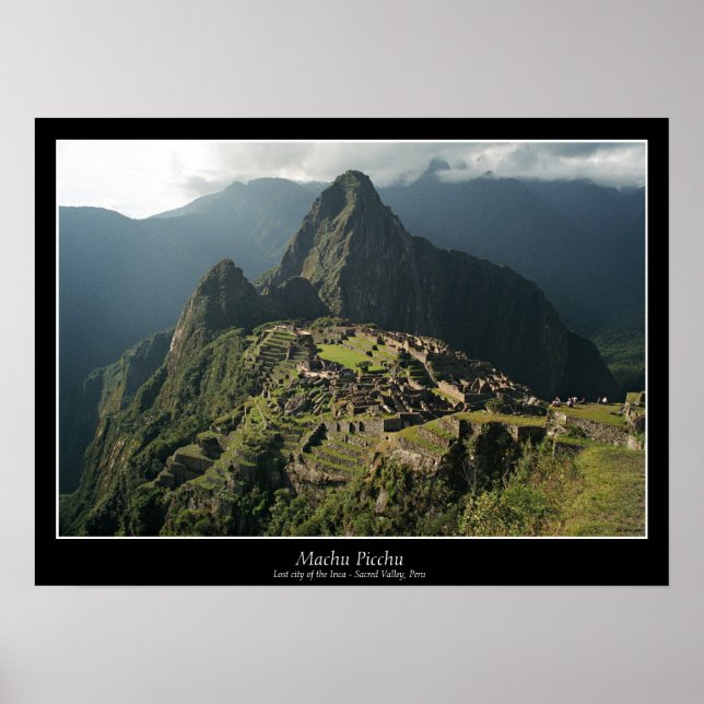 Machu Picchu Poster - 7 Wonders of the World (Front)