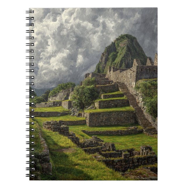 Machu Picchu Ruins Notebook (Front)