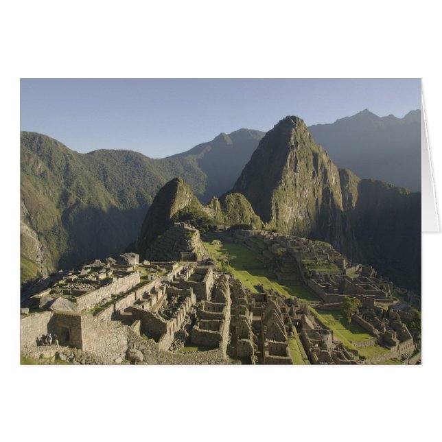 Machu Picchu, ruins of Inca city, Peru. (Front Horizontal)