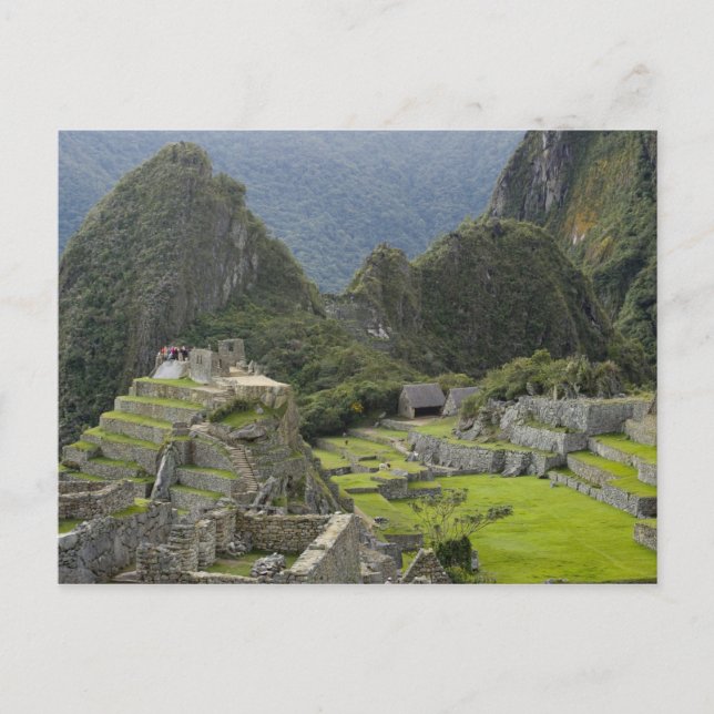 Machu Picchu, ruins of Inca city, Peru. 2 Postcard (Front)