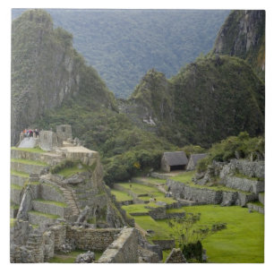 Machu Picchu, ruins of Inca city, Peru. 2 Tile