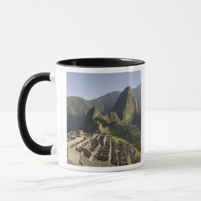 Machu Picchu, ruins of Inca city, Peru. Mug (Left)