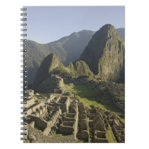 Machu Picchu, ruins of Inca city, Peru. Notebook