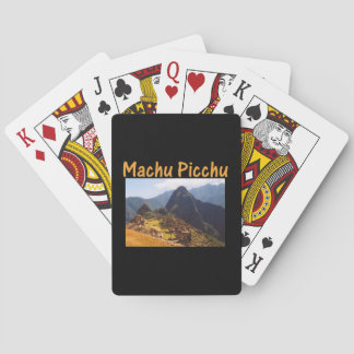Machu Picchu Ruins Peru Sunrise Playing Cards