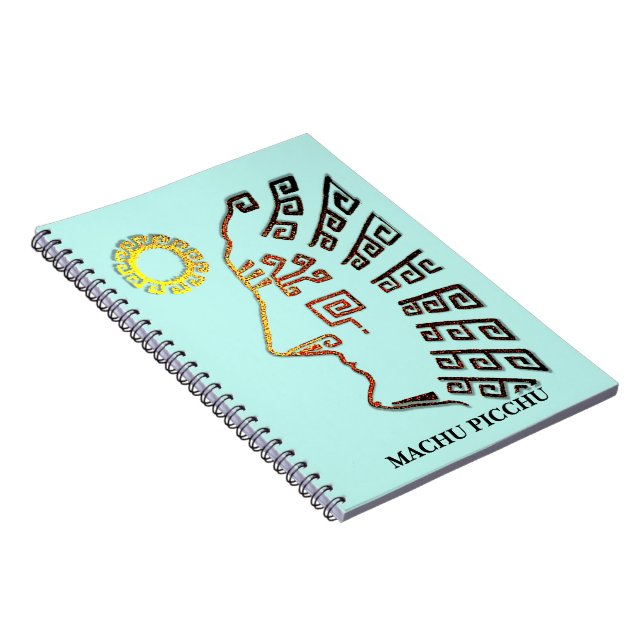Machu_Picchu Silhouette Notebook (Right Side)