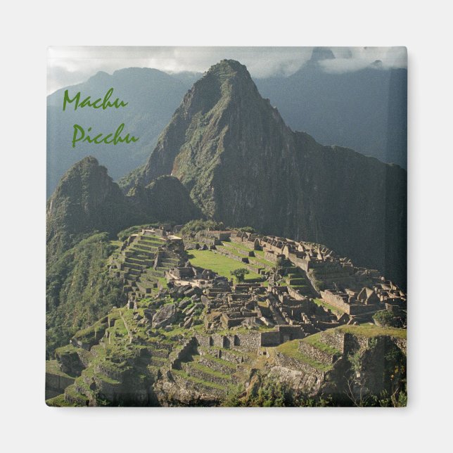 Machu Picchu Souvenir Refigerator Magnet (Front)