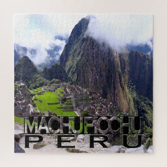 Machu Picchu Square Puzzle (Vertical)