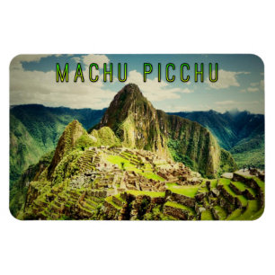 Machu Picchu stylised Magnet