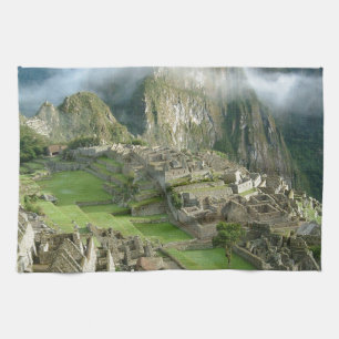 machu picchu tea towel