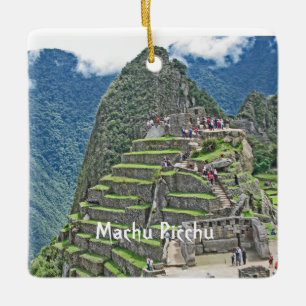 Machu Picchu - Treasure of Peru Ceramic Tree Decoration