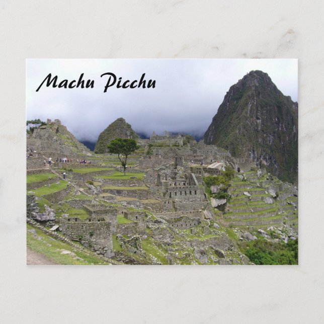machu picchu view postcard (Front)