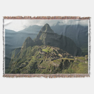 Machu Picchu Woven Throw Blanket / Wall Hanging