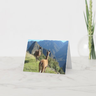 Machu Pichu Notecard