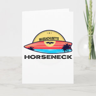 Machusetts Horseneck Surfboard Beach Surfing For M Card
