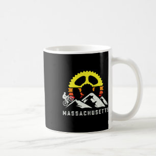 Machusetts Mountain Biking Retro Bike Rider Mtb Cy Coffee Mug