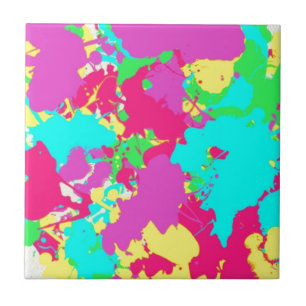 Macie the Cat original art 2 Ceramic Tile