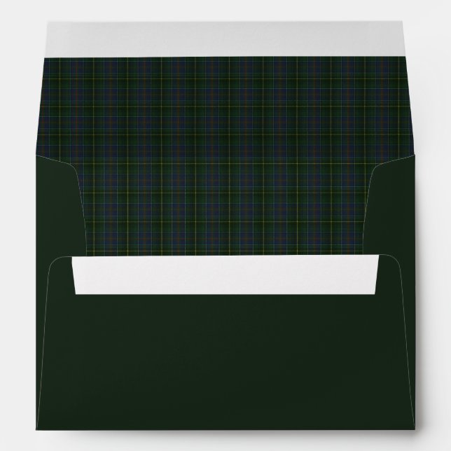 MacInnes Hunting Modern Original Scottish Tartan  Envelope (Back (Bottom))