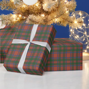 MacIntosh Ancient Original Scottish Tartan Wrapping Paper