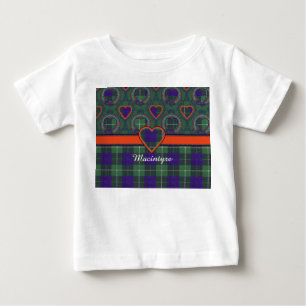 Macintyre clan Plaid Scottish tartan Baby T-Shirt