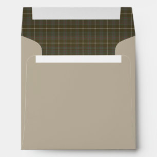 MacIntyre Hunting Weathered Scottish Tartan  Envelope