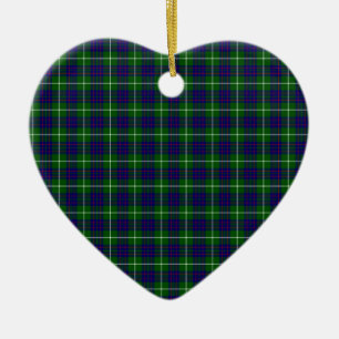 MacIntyre Tartan Ceramic Tree Decoration