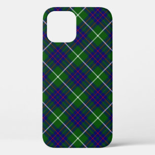 MacIntyre tartan green blue plaid iPhone 12 Case
