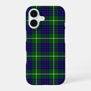 MacIntyre tartan green blue plaid iPhone 16 Case