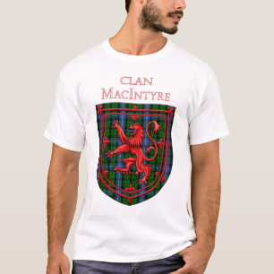 MacIntyre Tartan Scottish Plaid Lion Rampant T-Shirt