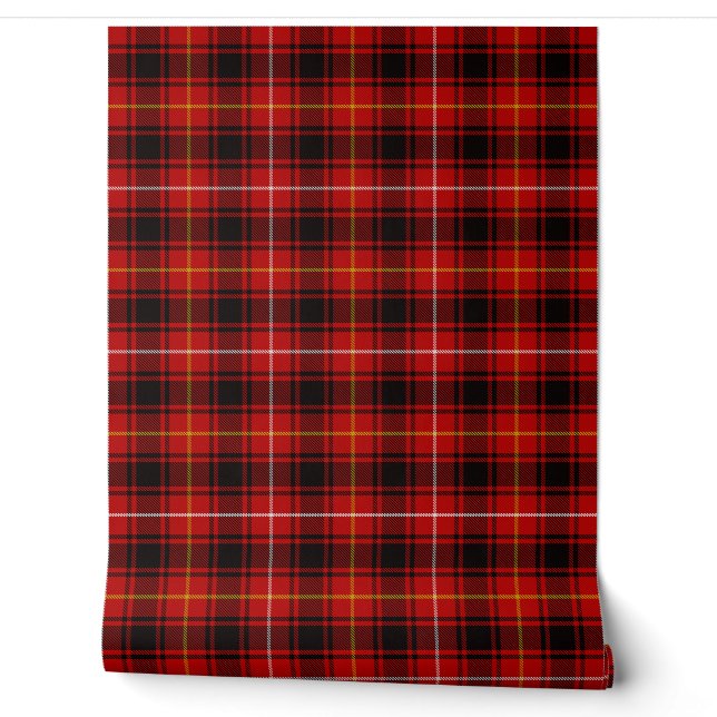 MacIver Tartan Plaid Scottish Clan Wallpaper (Unrolling)
