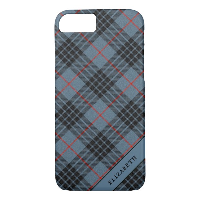 MacKay Blue Clan Tartan Scottish Plaid Case-Mate iPhone Case (Back)