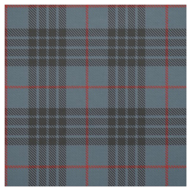 MacKay Blue Tartan Fabric (Swatch)