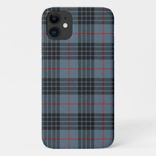 MacKay Blue Tartan Plaid Scottish Pattern iPhone 11 Case