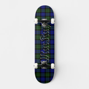 Mackay Clan Tartan Scottish Plaid Skateboard