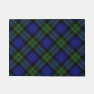 MacKay Green Scottish Clan Tartan Plaid Doormat
