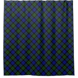 MacKay Green Scottish Clan Tartan Plaid Shower Curtain
