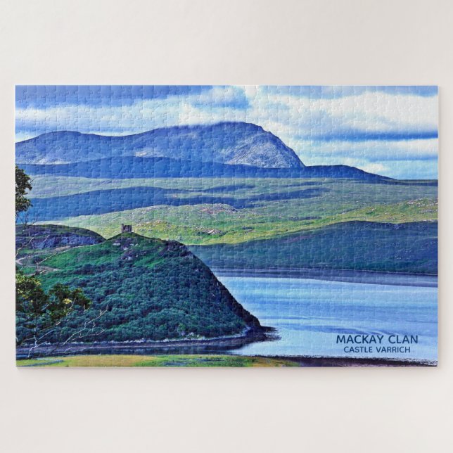 MacKay Scottish Clan's Castle Varrich Jigsaw Puzzle (Horizontal)