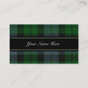 MacKay Scottish Tartan Plaid Business Card