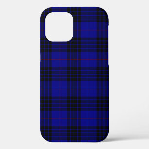 MacKay tartan blue black plaid iPhone 12 Case